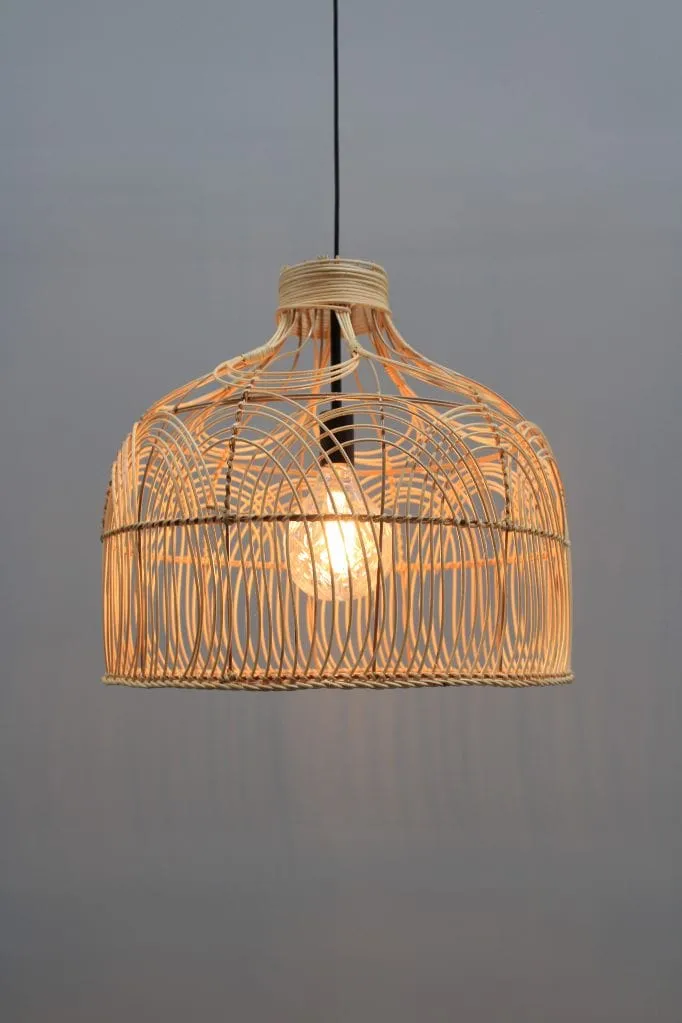 Eden Woven Rattan Pendant Light