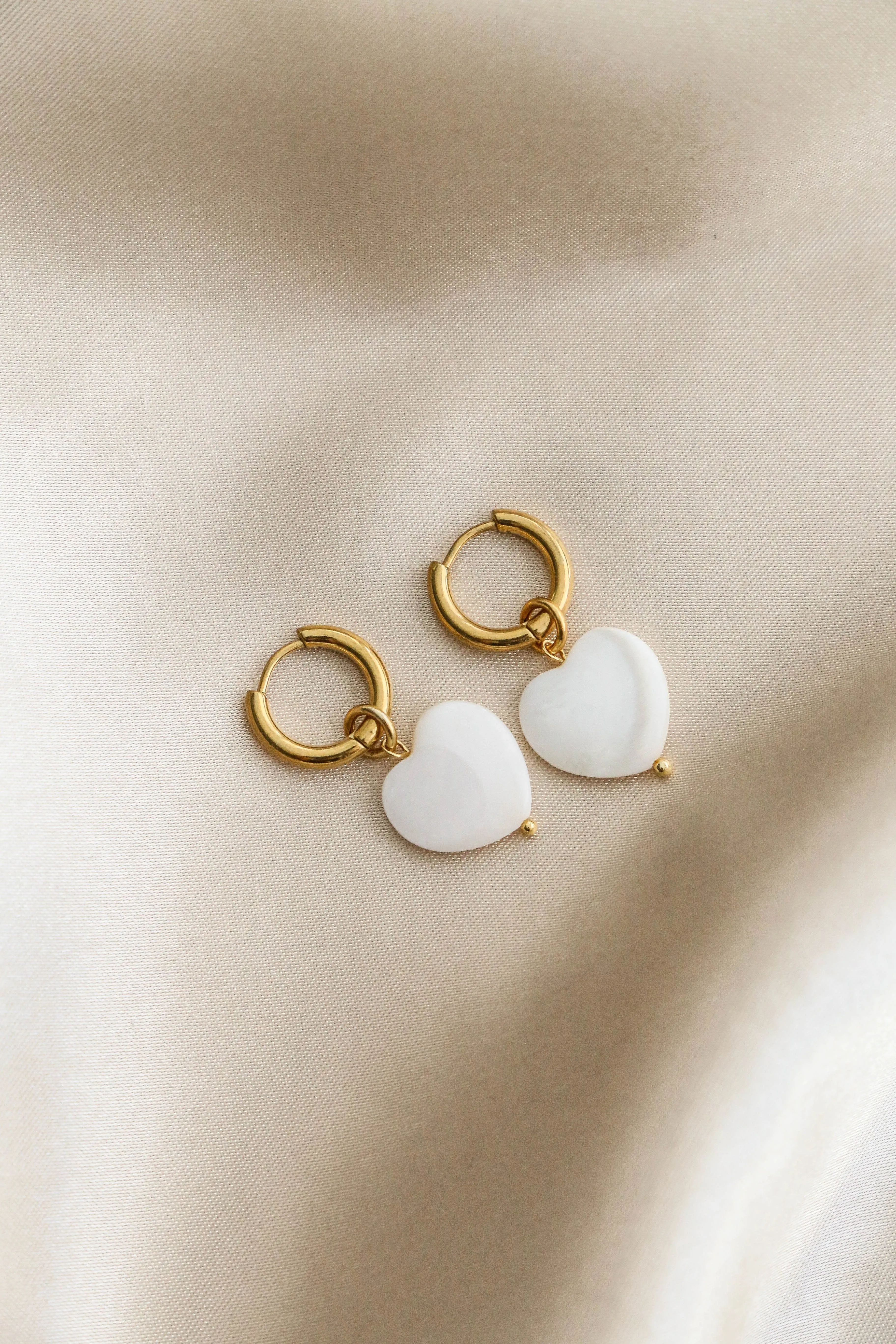 Emmeline Heart Hoop Earrings