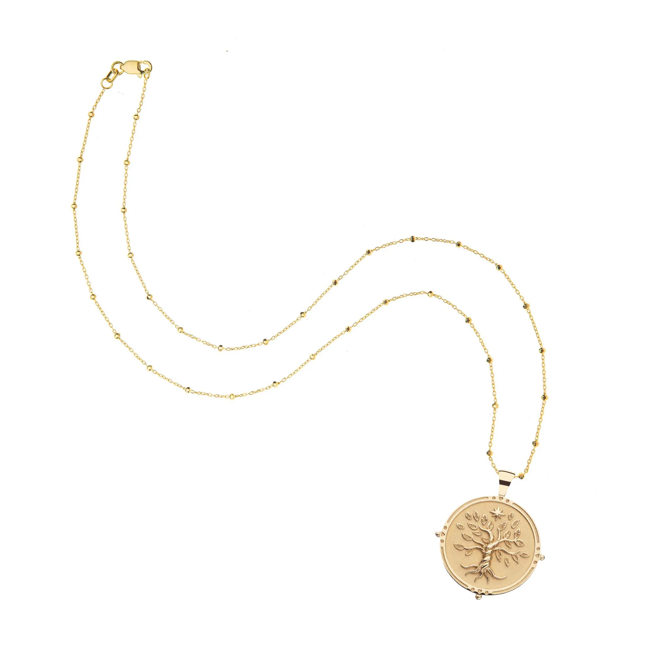 FAITH JW Original Pendant Coin in Solid Gold