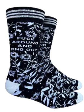 F*ck Around And Find Out Men's Crew Socks