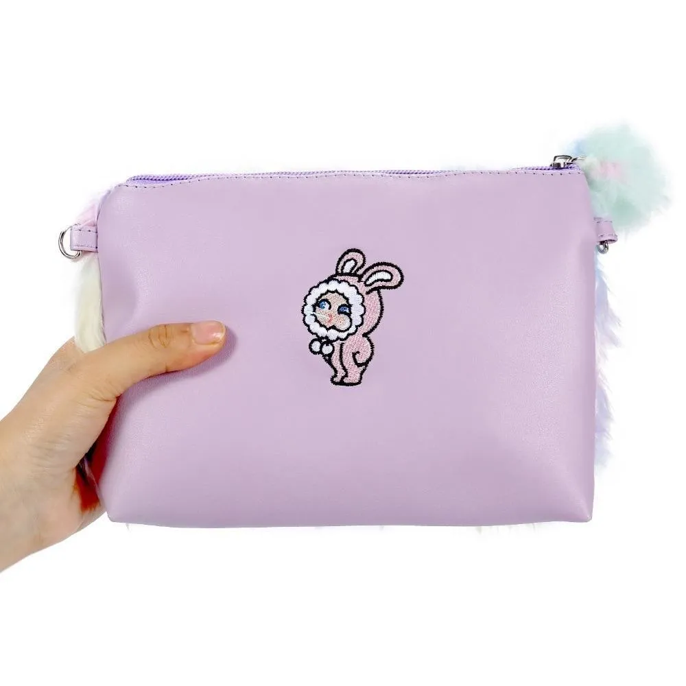 Furry Pastel Purse