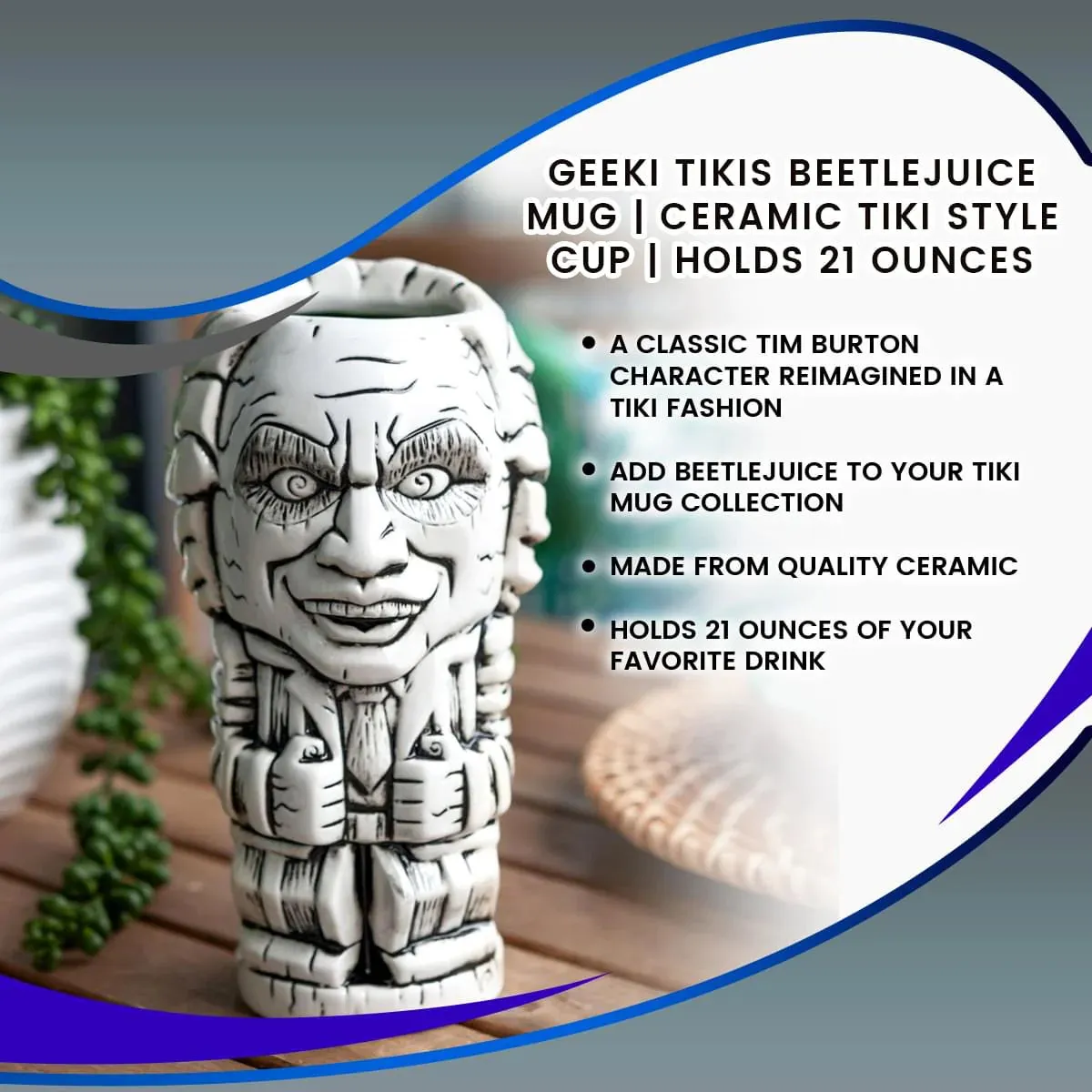 Geeki Tikis - "Beetlejuice" Mug