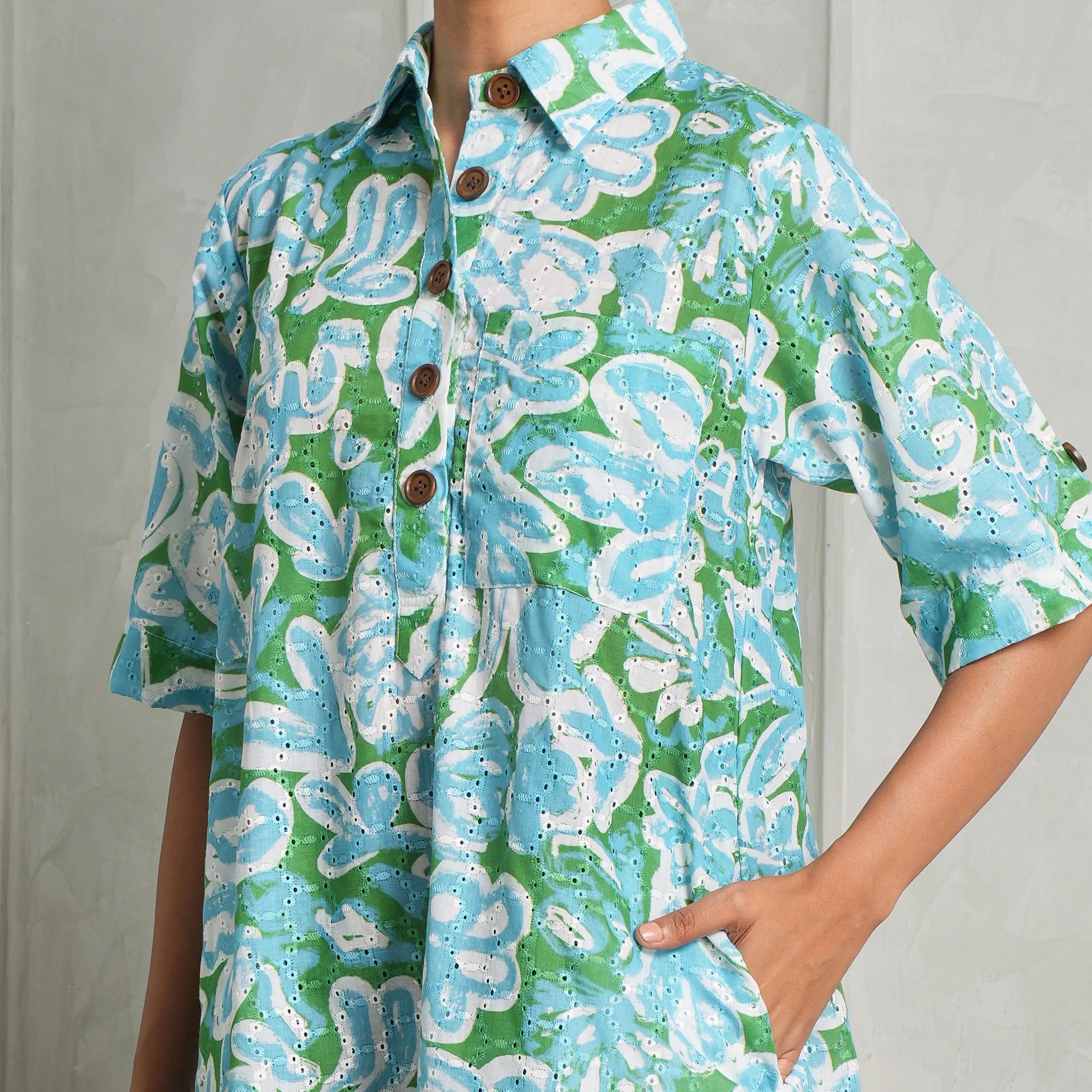 Honeydew Kaftan Dress