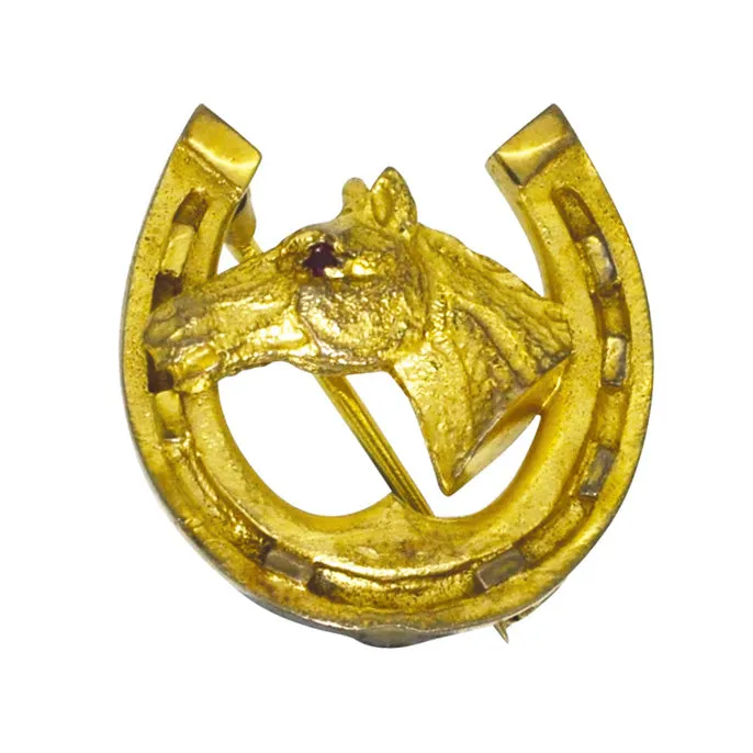 Horse Shoe Brooch