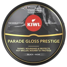 Kiwi Parade Gloss Prestige Black Shoe Polish 50g