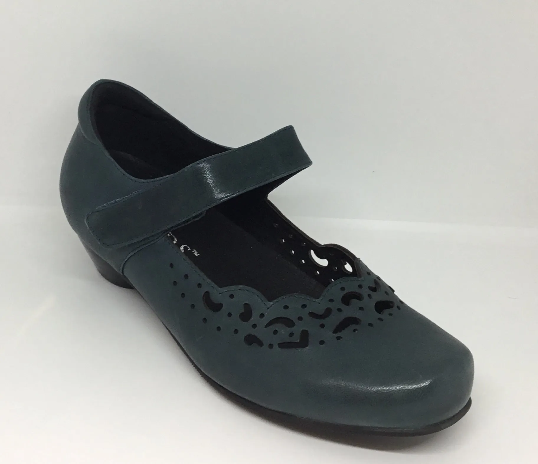 Klouds Daintree Jade Leather Orthotic Friendly Heel