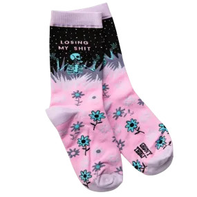 Losing My Shit - Women's Crew Socks