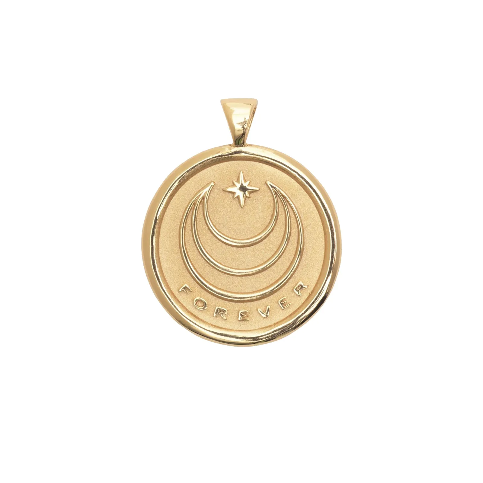 LUCKY Custom Flower Number Pendant in 14k Gold