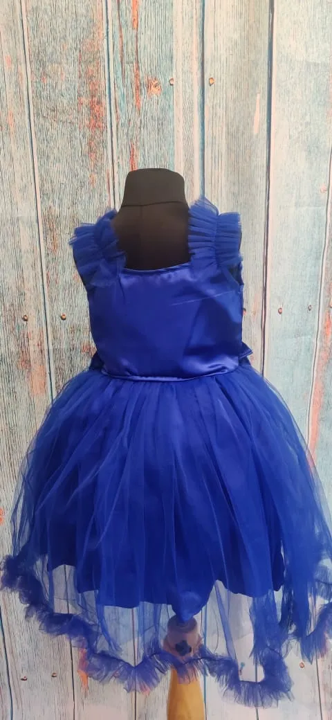 Magical Blue Ruffle Frock