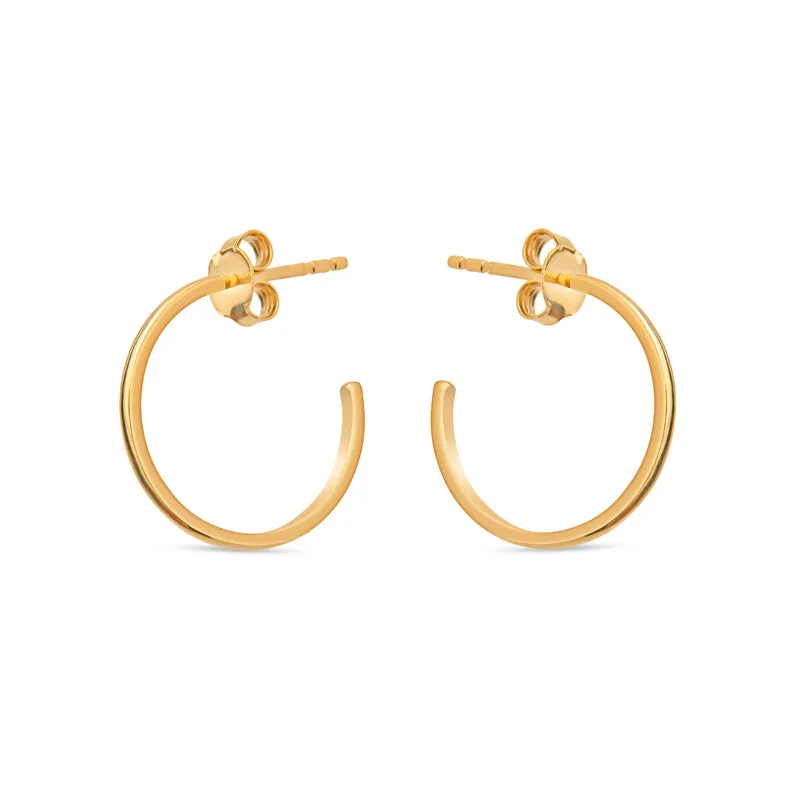 Megan 14K Gold Hoop Earrings