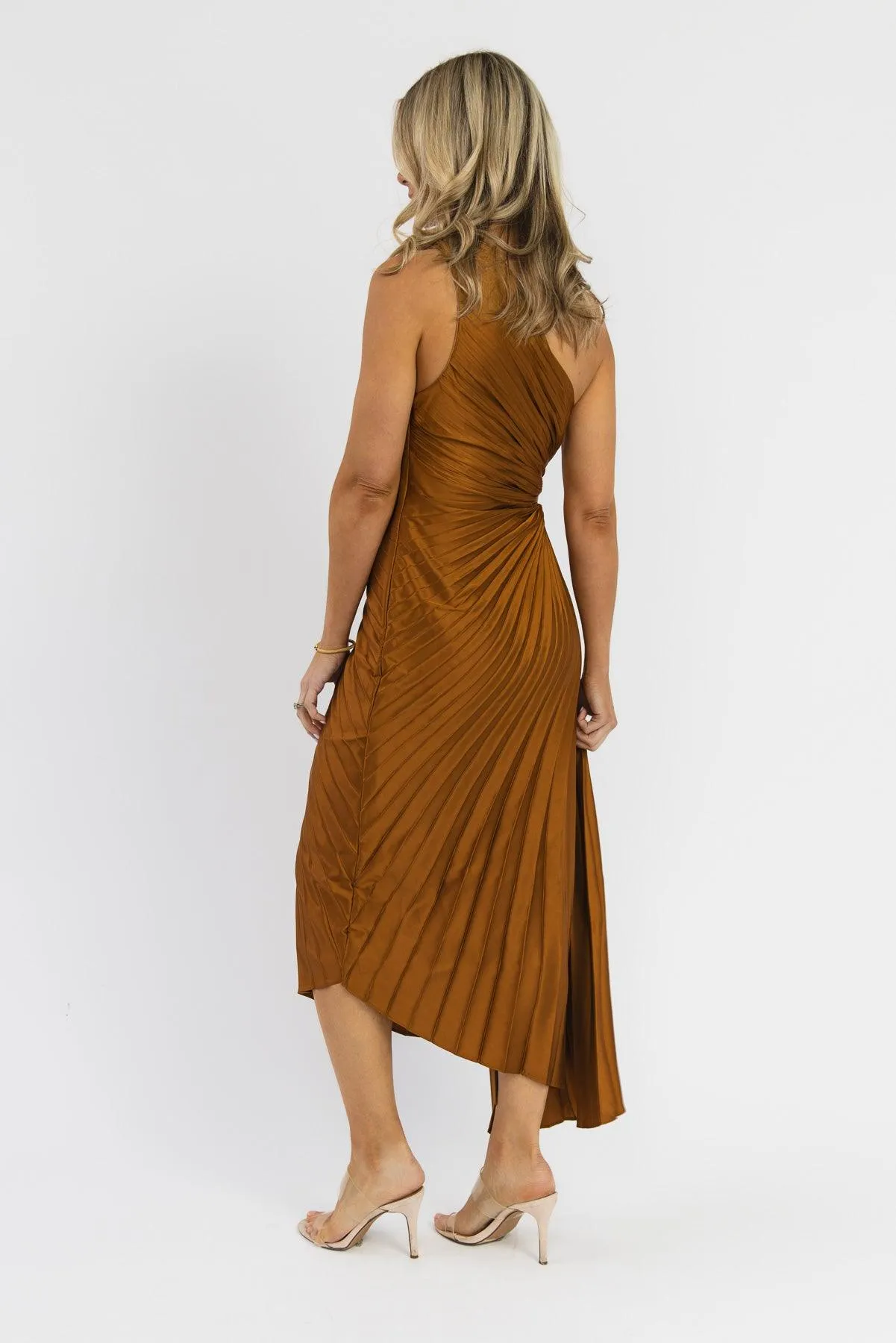 Monroe Golden Maxi Dress