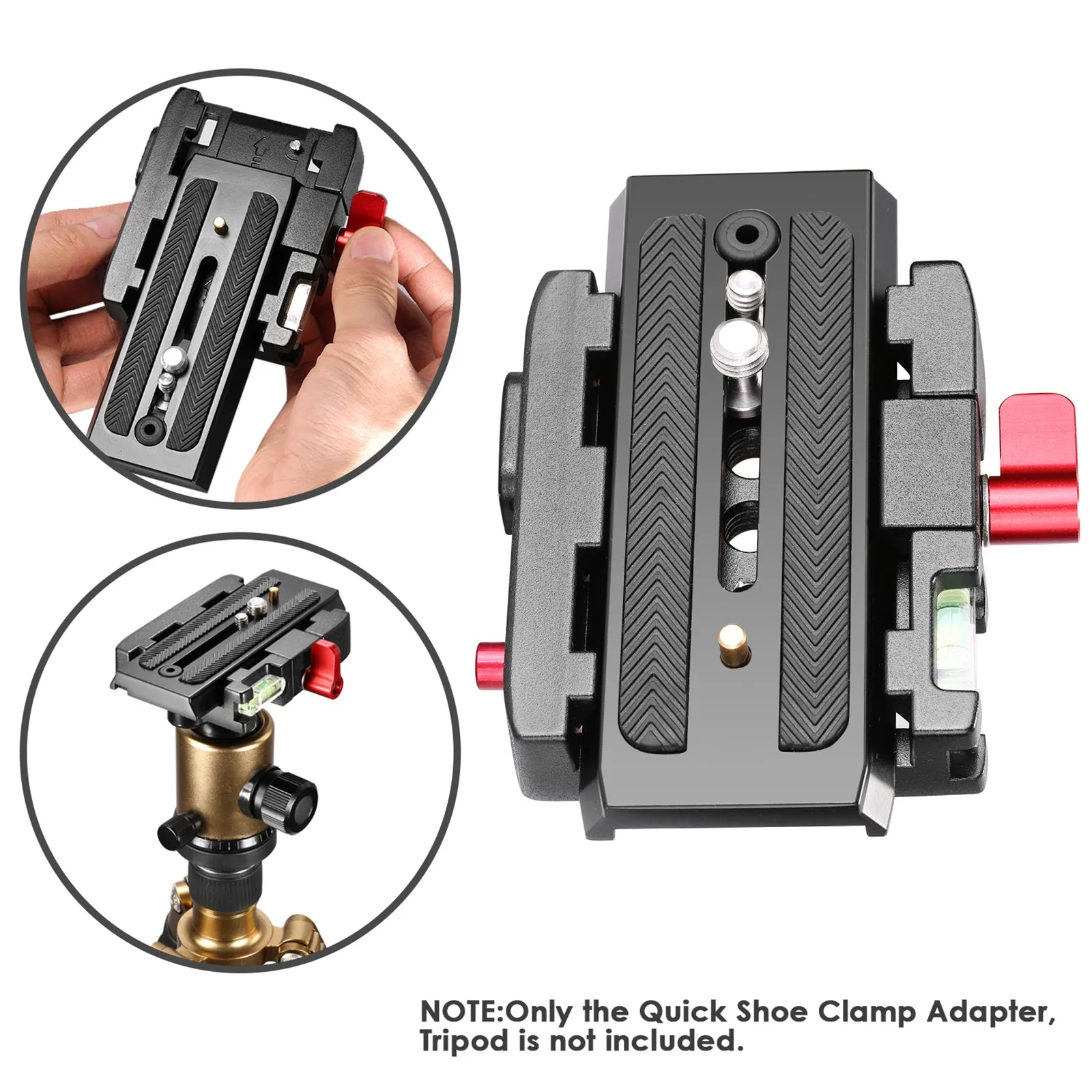 NEEWER Aluminum Alloy Quick Shoe Plate Adapter