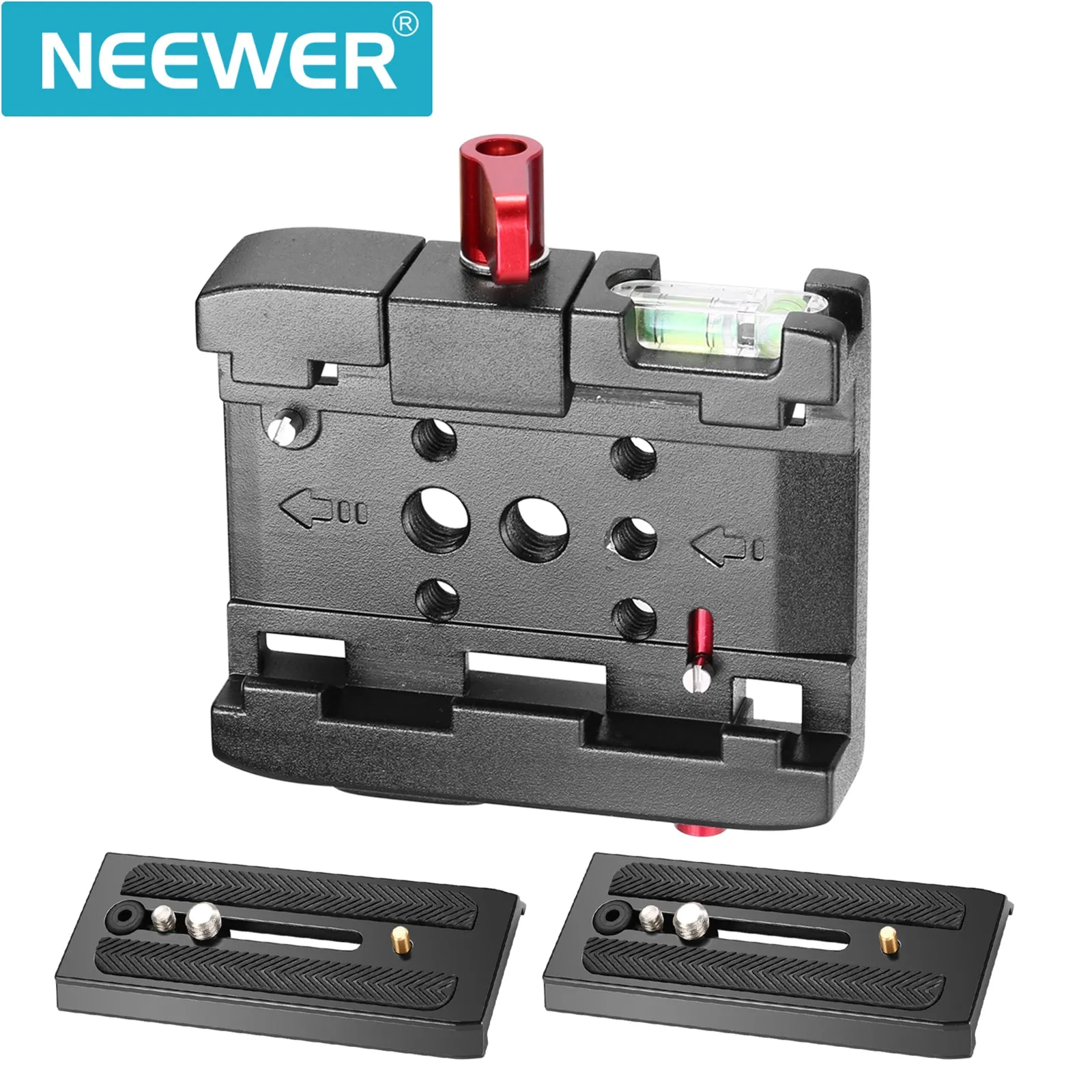 NEEWER Aluminum Alloy Quick Shoe Plate Adapter