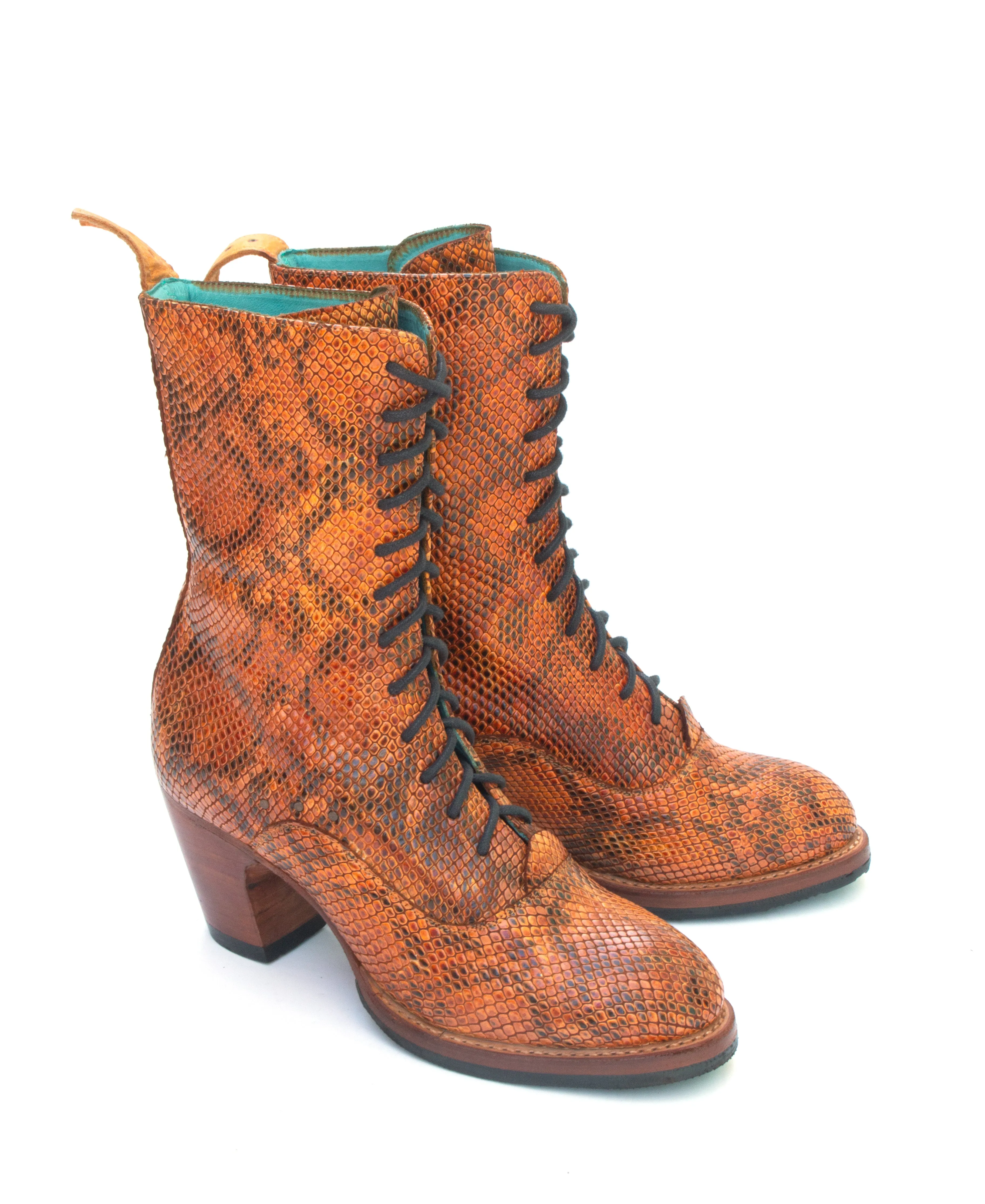 No.2018 CROSSWALK tall lace-up boot Deep Prairie