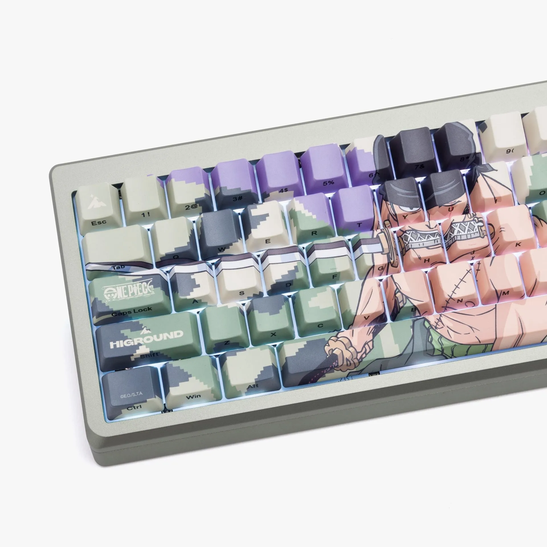 One Piece x HG Summit 65 Keyboard - Zoro