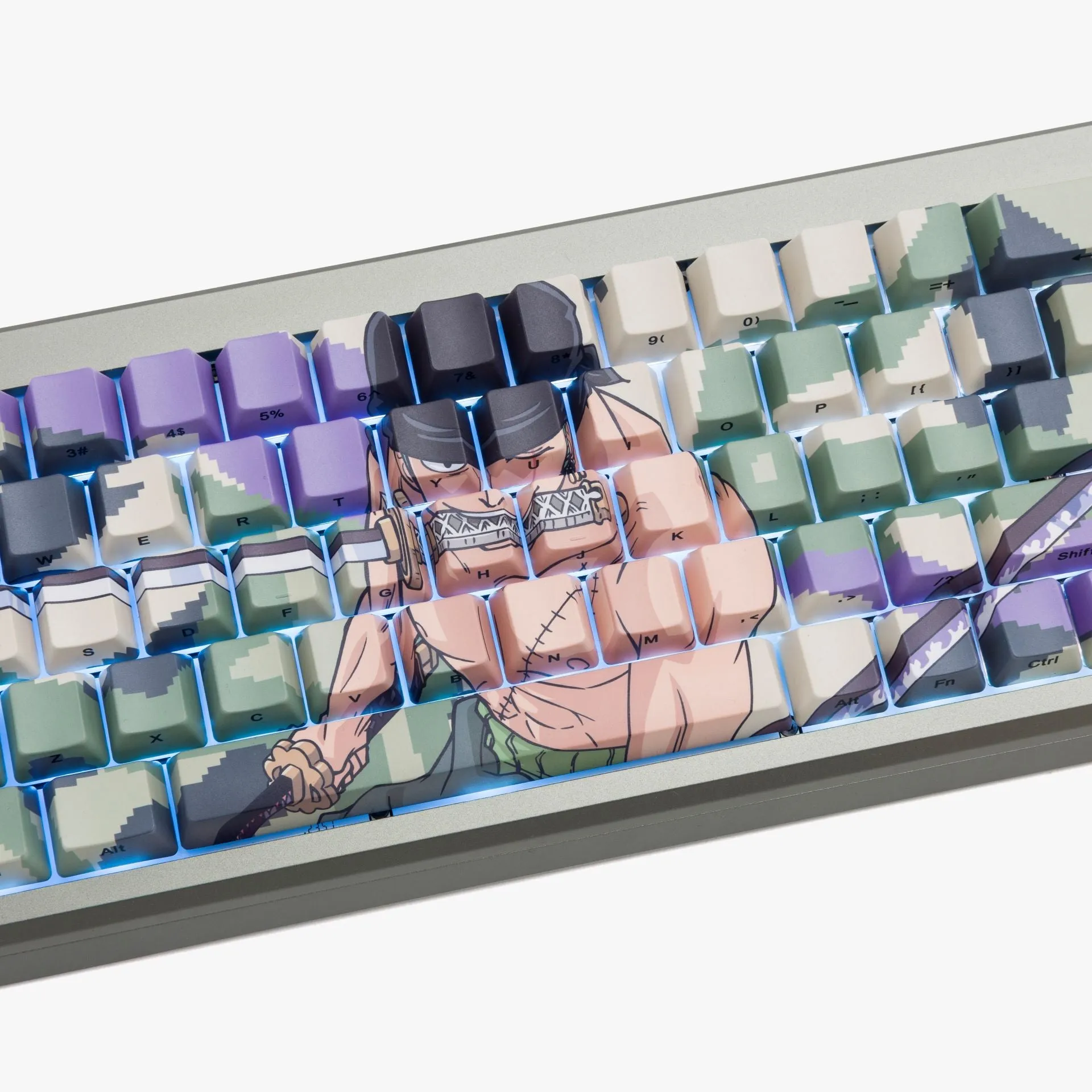 One Piece x HG Summit 65 Keyboard - Zoro