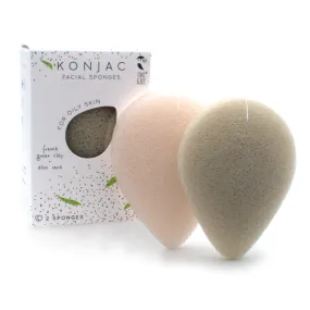 Owl & Bee Konjac Facial Sponge for oily skin