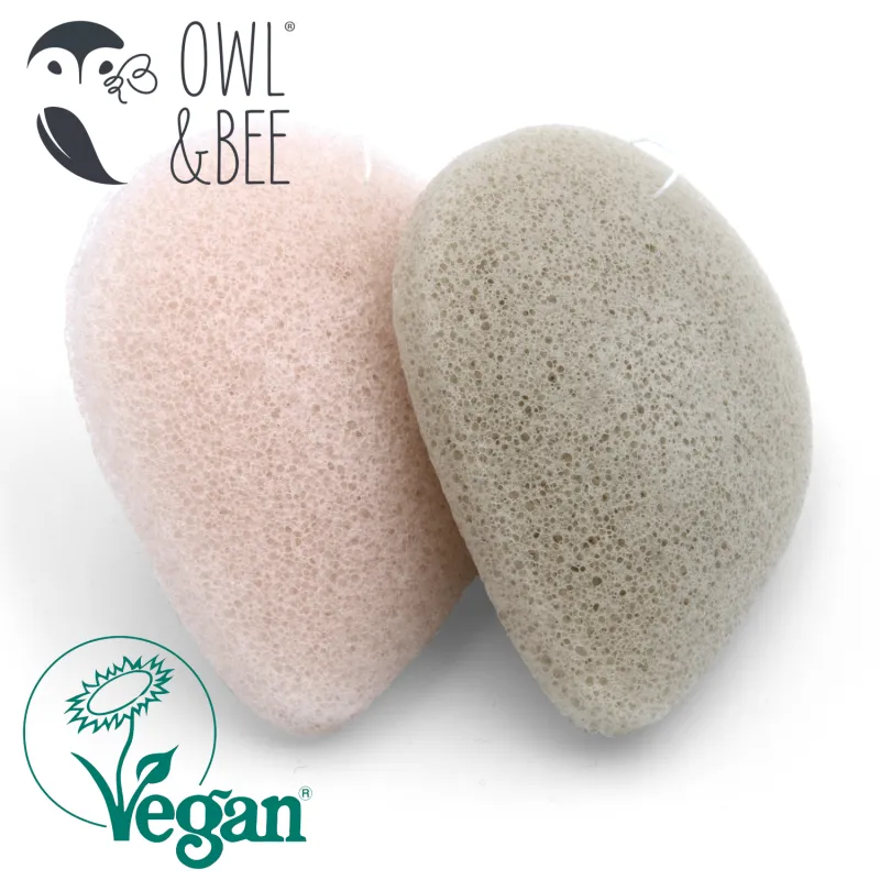 Owl & Bee Konjac Facial Sponge for oily skin