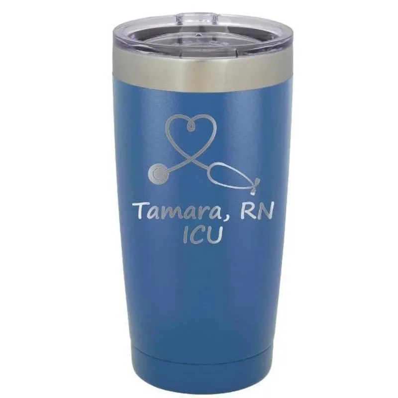 Personalized 20 ounce Nurse Tumbler