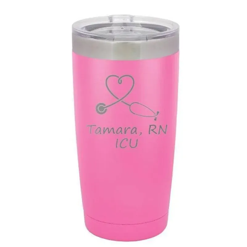 Personalized 20 ounce Nurse Tumbler