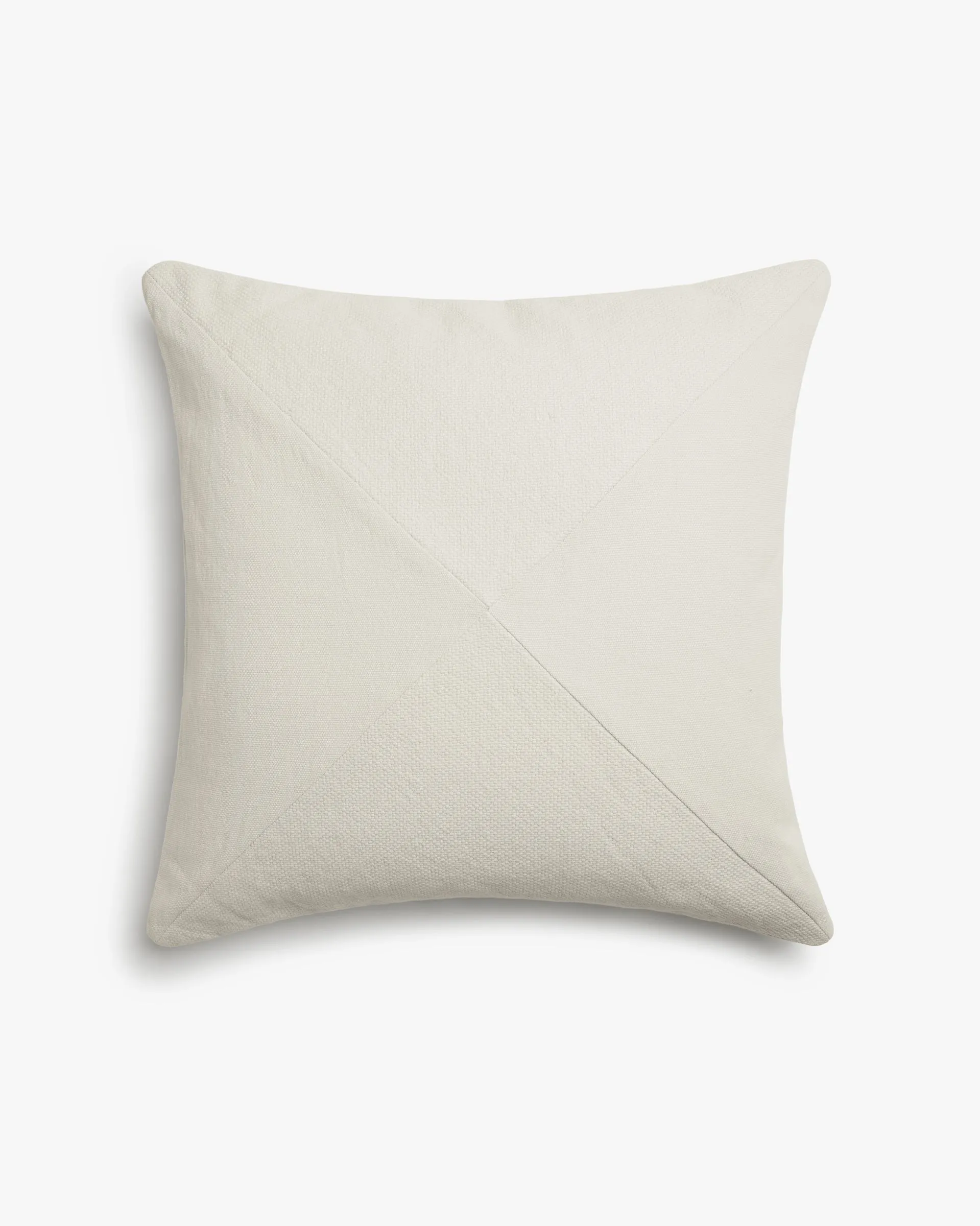 Pieced Canvas Pillow Cover