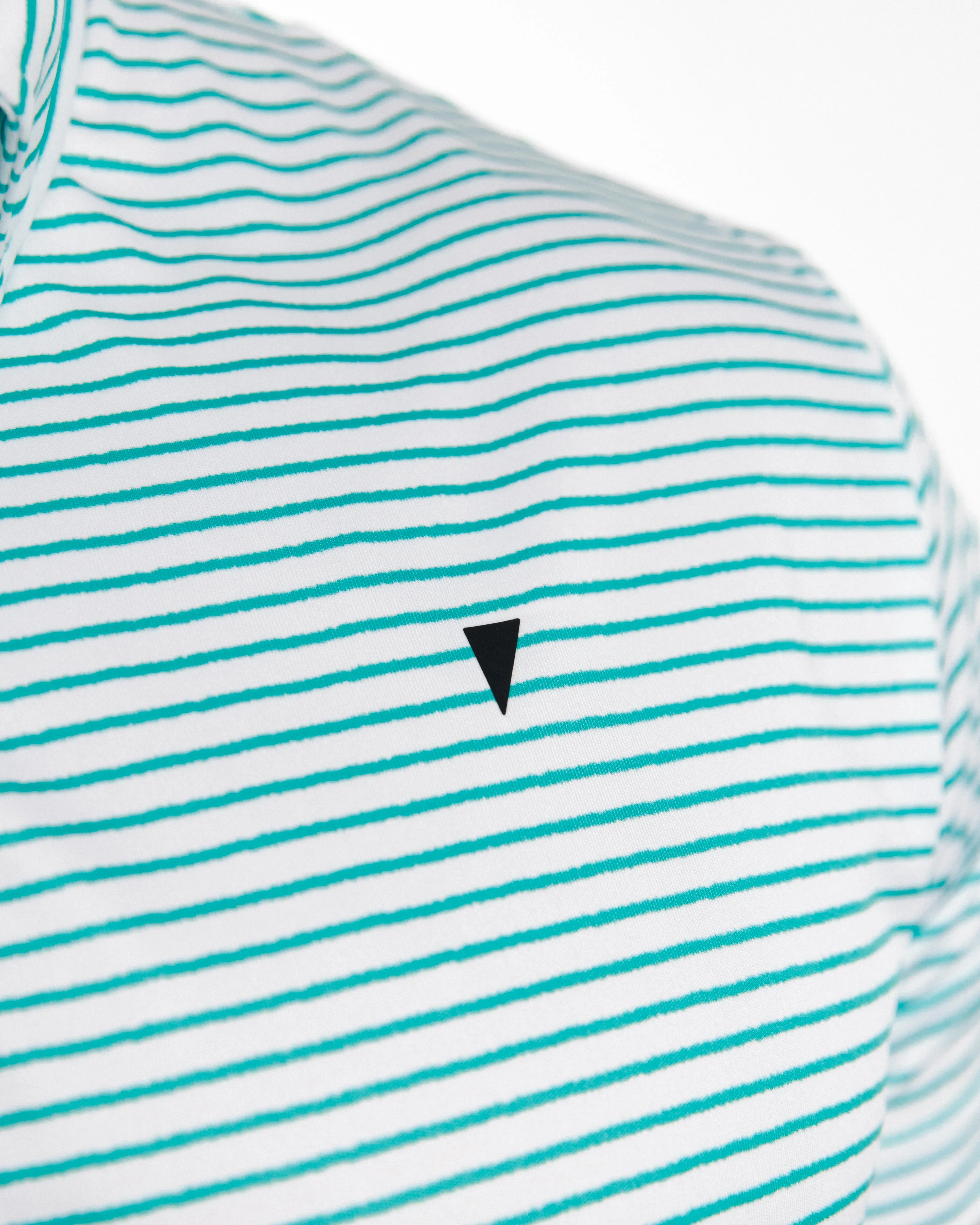 Primo Classic Polo - Teal Stripes