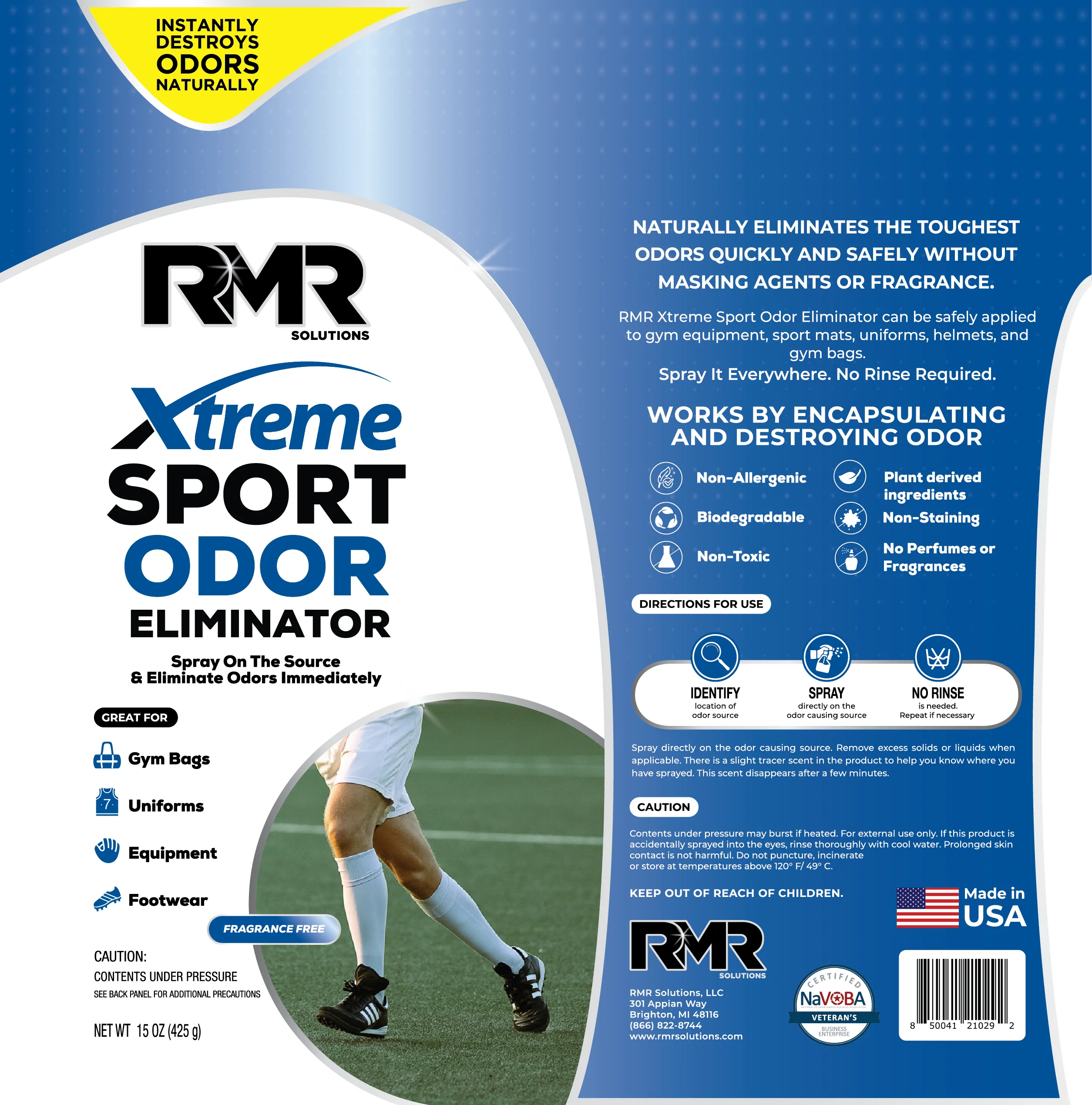 RMR Xtreme Sport Odor Eliminator