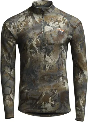 Sitka Merino Heavyweight Half-Zip Optifade Timber