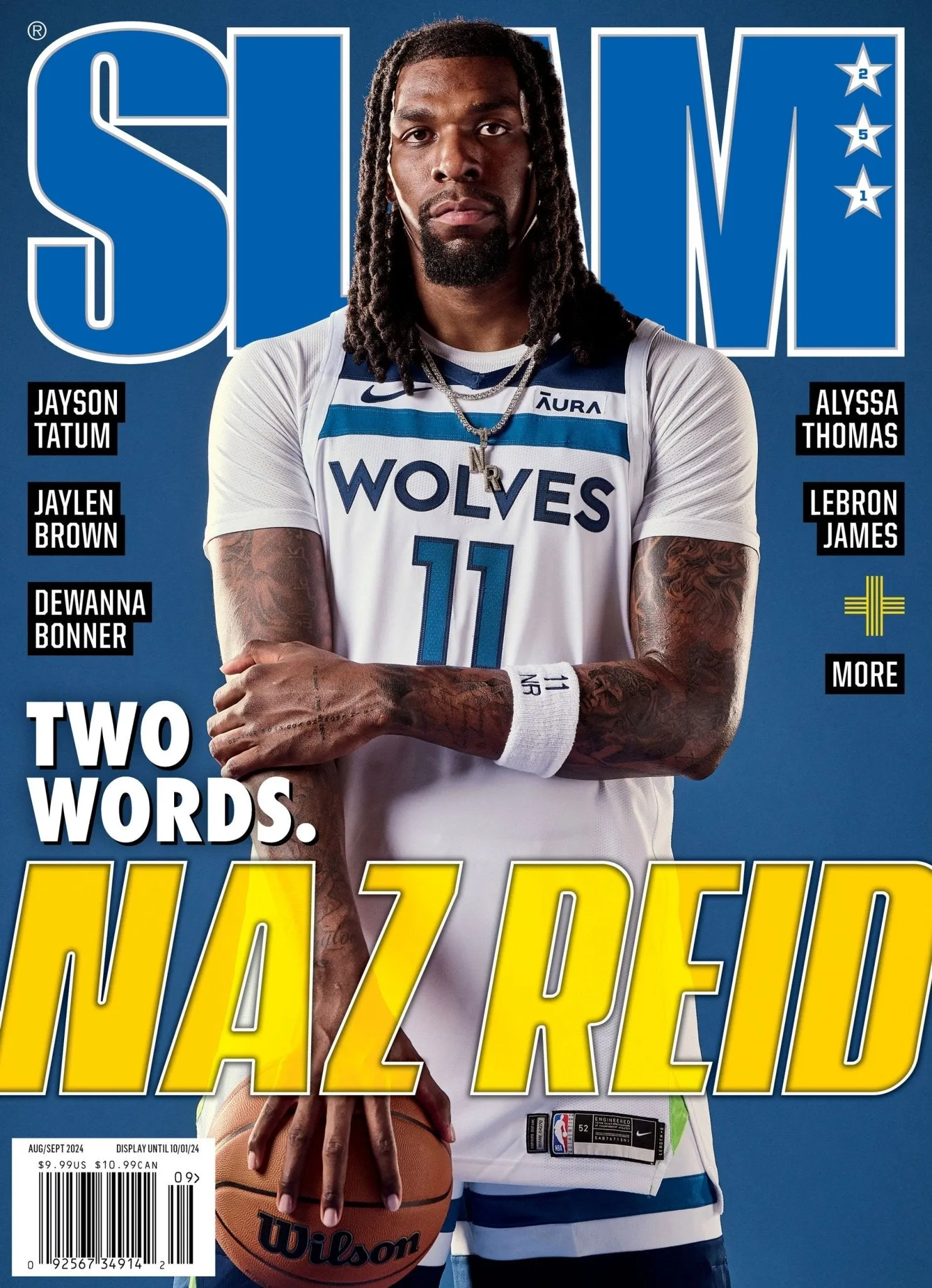 SLAM 251: Naz Reid (Cover 3 of 5)