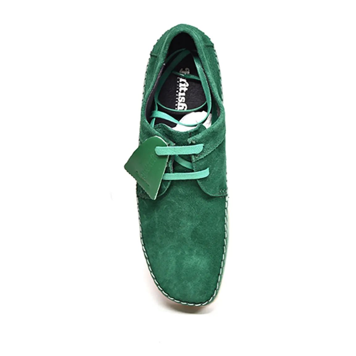 Somerset-Low by British Collections - Handcrafted Suede Vintage Lace-Up Shoe