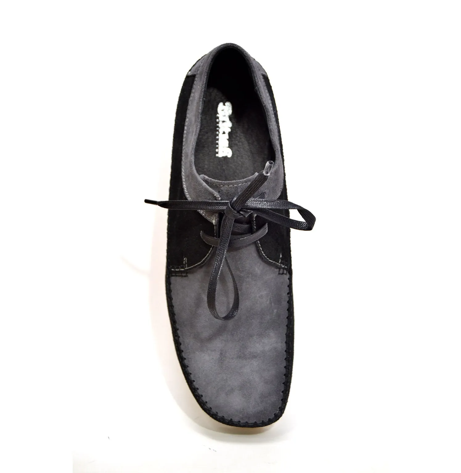 Somerset-Low by British Collections - Handcrafted Suede Vintage Lace-Up Shoe