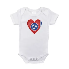 Tennessee Heart Baby Onesie