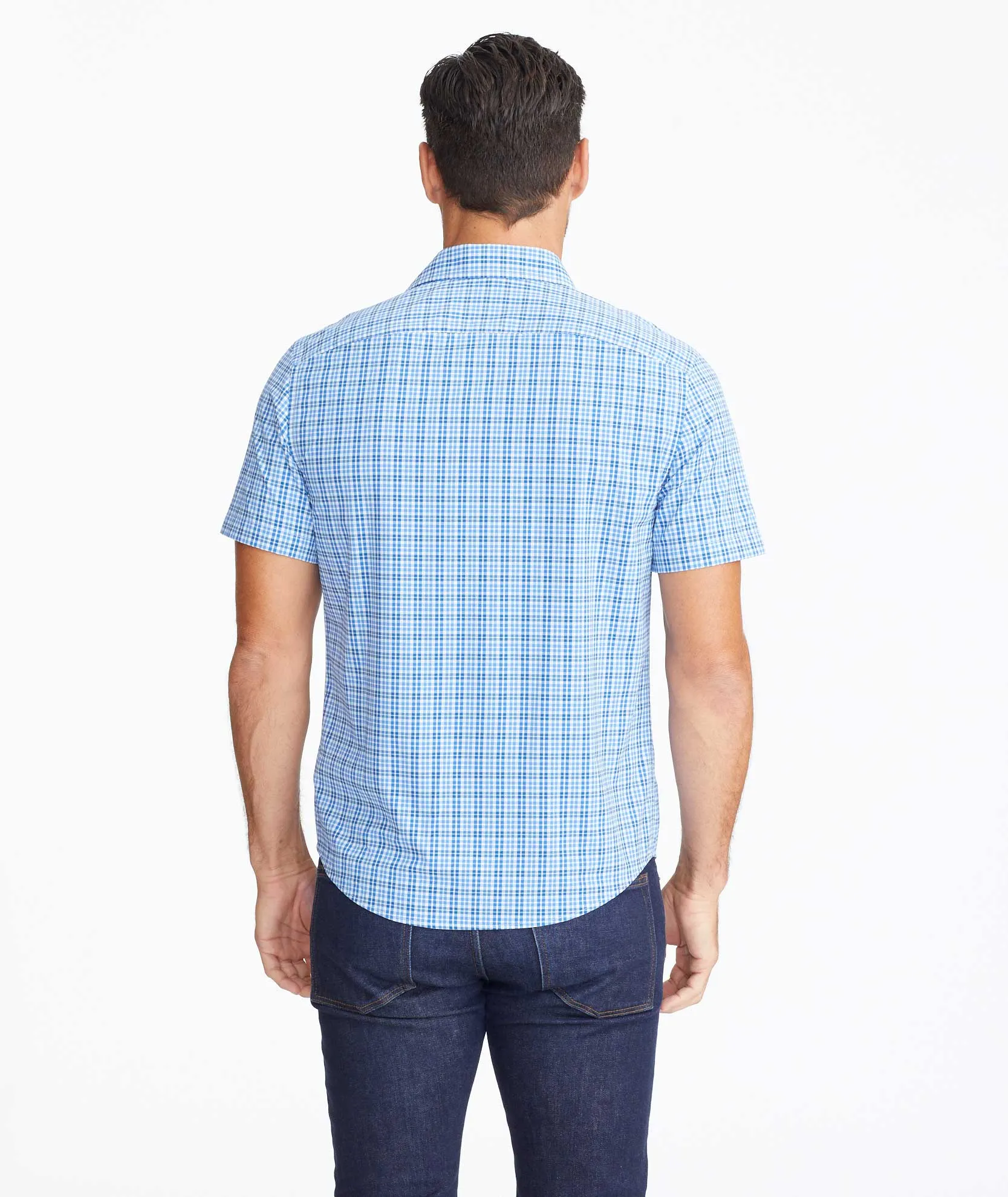 Wrinkle-Free Performance Short-Sleeve Nealer Shirt - FINAL SALE